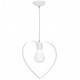 Lampa wisząca AMORE WHITE 1xE27