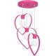 Lampa wisząca AMORE DARK PINK 3xE27