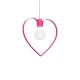 Lampa wisząca AMORE DARK PINK 3xE27