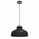 Lampa wisząca ASMUND BLACK 1xE27 30cm