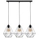 Lampa wisząca BASKET BLACK 3xE27