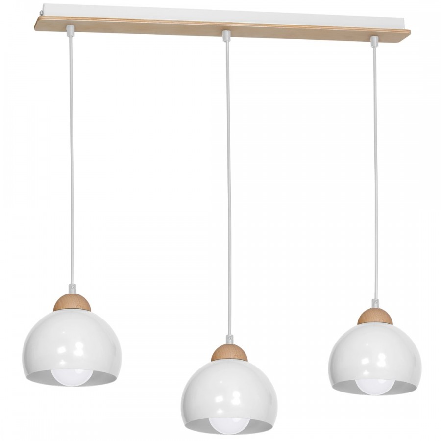 Lampa wisząca DAMA WHITE 3xE27