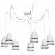 Lampa Wisząca APOLLO WHITE 7xE27