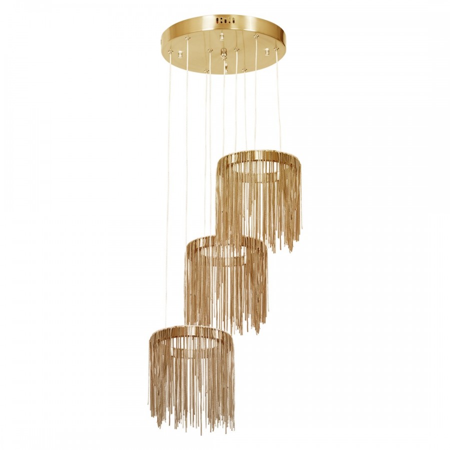 LAMPA WISZĄCA CASCATA COPPER 54W LED