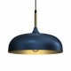 Lampa wisząca LINCOLN BLUE/GOLD 1xE27 35cm