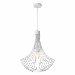 Lampa wisząca CESTA WHITE 1xE27