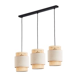 BOHO NATURE LAMPA WISZĄCA 3 PŁ LISTWA