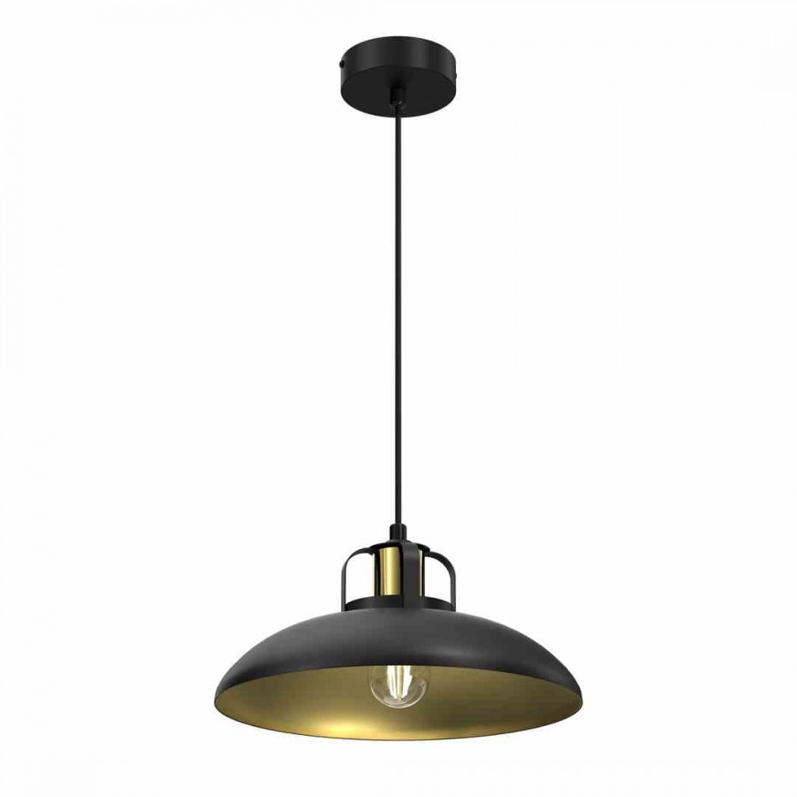 Lampa wisząca FELIX BLACK/GOLD 1xE27