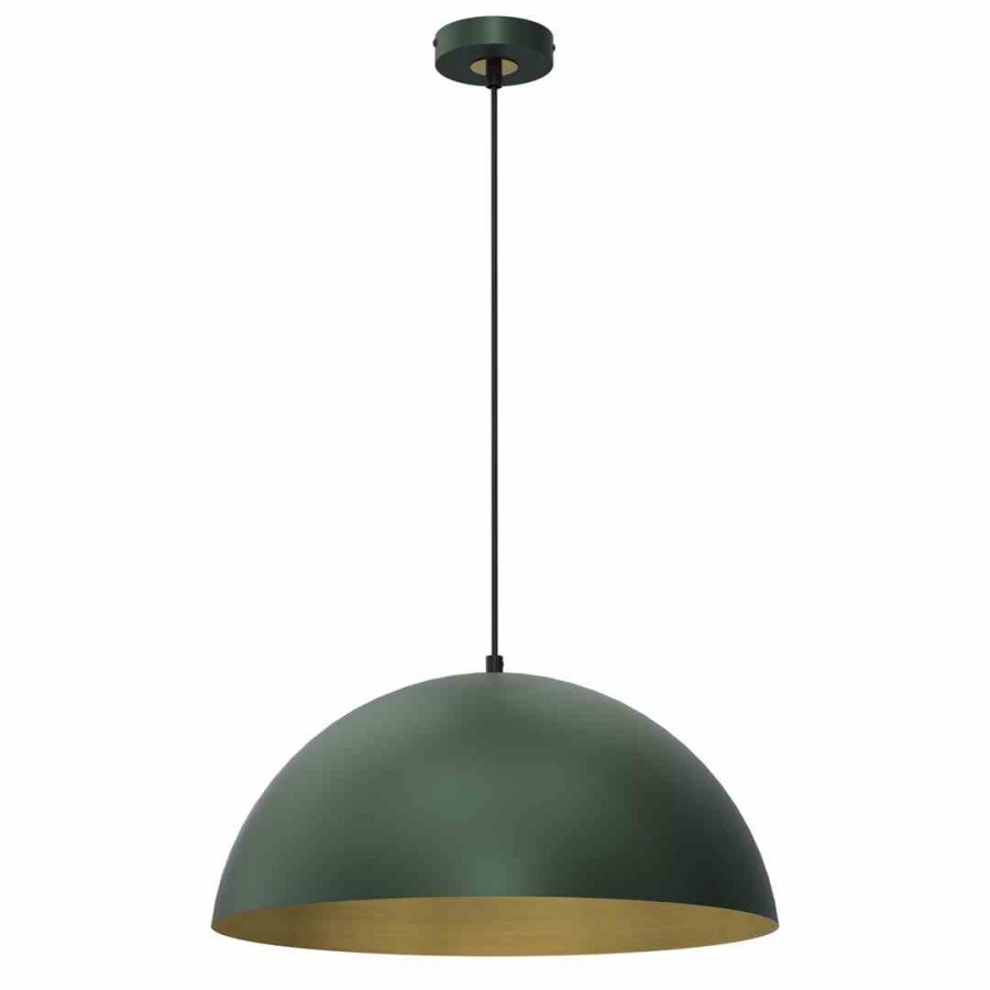 Lampa wisząca BETA GREEN/GOLD 1xE27 45cm