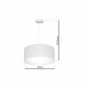 LAMPA WISZĄCA BARI WHITE 3xE27