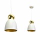 Lampa wisząca TAURUS WHITE/GOLD 1xE27