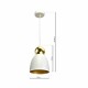 Lampa wisząca TAURUS WHITE/GOLD 1xE27