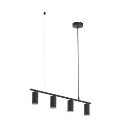 LOGAN BLACK LAMPA WISZĄCA 4 PŁ