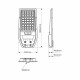 Latarnia Solarna Via 100W 1200lm 6000K