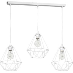 Lampa wisząca BASKET WHITE 3xE27