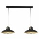 Lampa wisząca FELIX BLACK/GOLD 2xE27