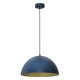 Lampa wisząca BETA NAVY BLUE/GOLD 1xE27 35cm