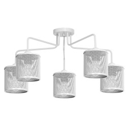 Lampa Sufitowa LOUISE WHITE 5xE27