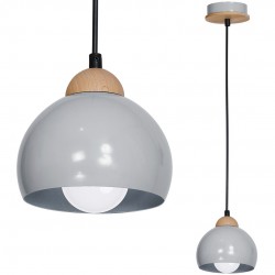 Lampa wisząca DAMA GRAY 1xE27