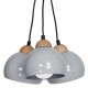 Lampa wisząca DAMA GRAY 3xE27