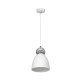 Lampa Wisząca TAURUS WHITE/CHROME 1xE27