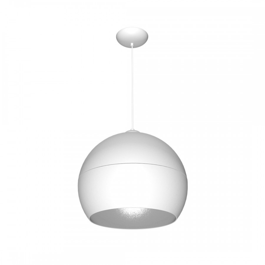 Lampa Wisząca LEA WHITE 1xE27