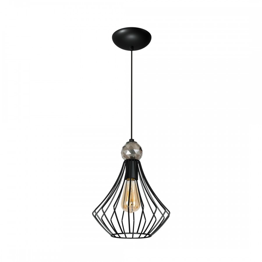 Lampa wisząca JEWEL BLACK 1xE27