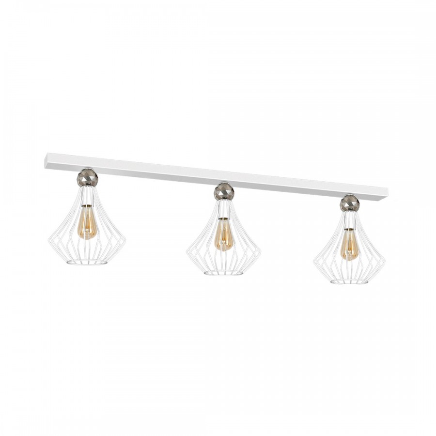 Lampa sufitowa JEWEL WHITE 3xE27