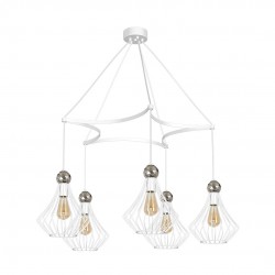 Lampa wisząca JEWEL WHITE 5xE27