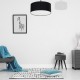 LAMPA SUFITOWA BARI BLACK 3xE27