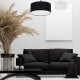 LAMPA SUFITOWA BARI BLACK 3xE27