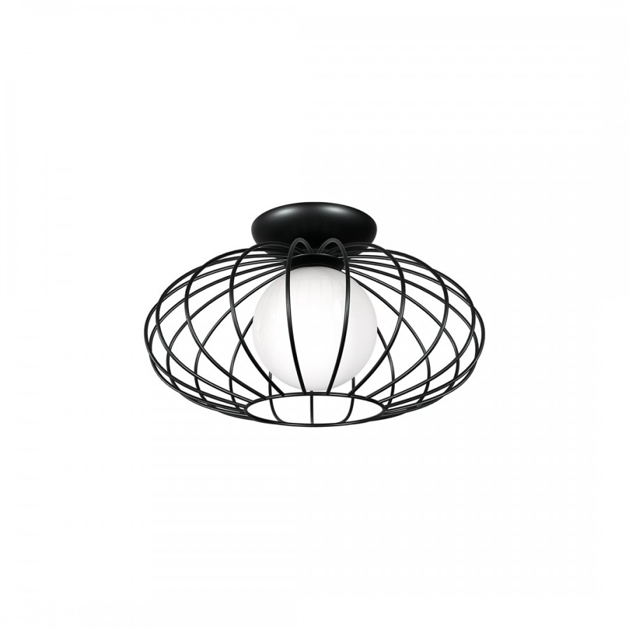 Lampa Sufitowa KRONOS BLACK 1xE14