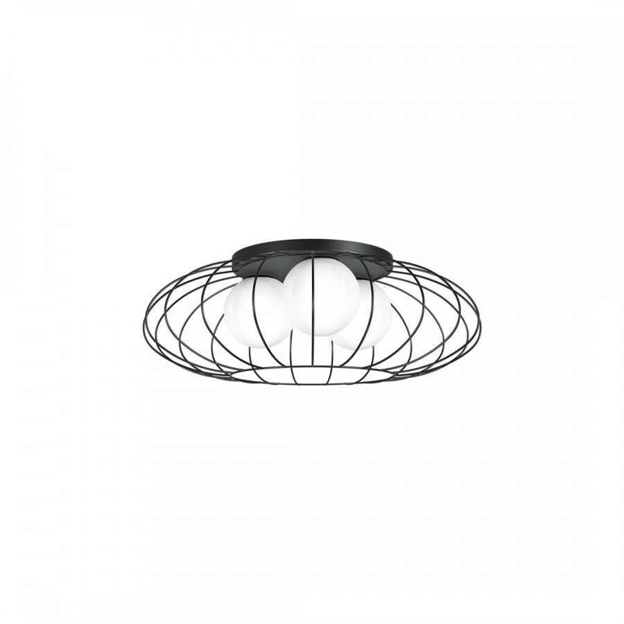 Lampa Sufitowa KRONOS BLACK 3xE14