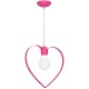 Lampa wisząca AMORE DARK PINK 1xE27