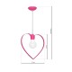 Lampa wisząca AMORE DARK PINK 1xE27