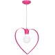 Lampa wisząca AMORE DARK PINK 1xE27