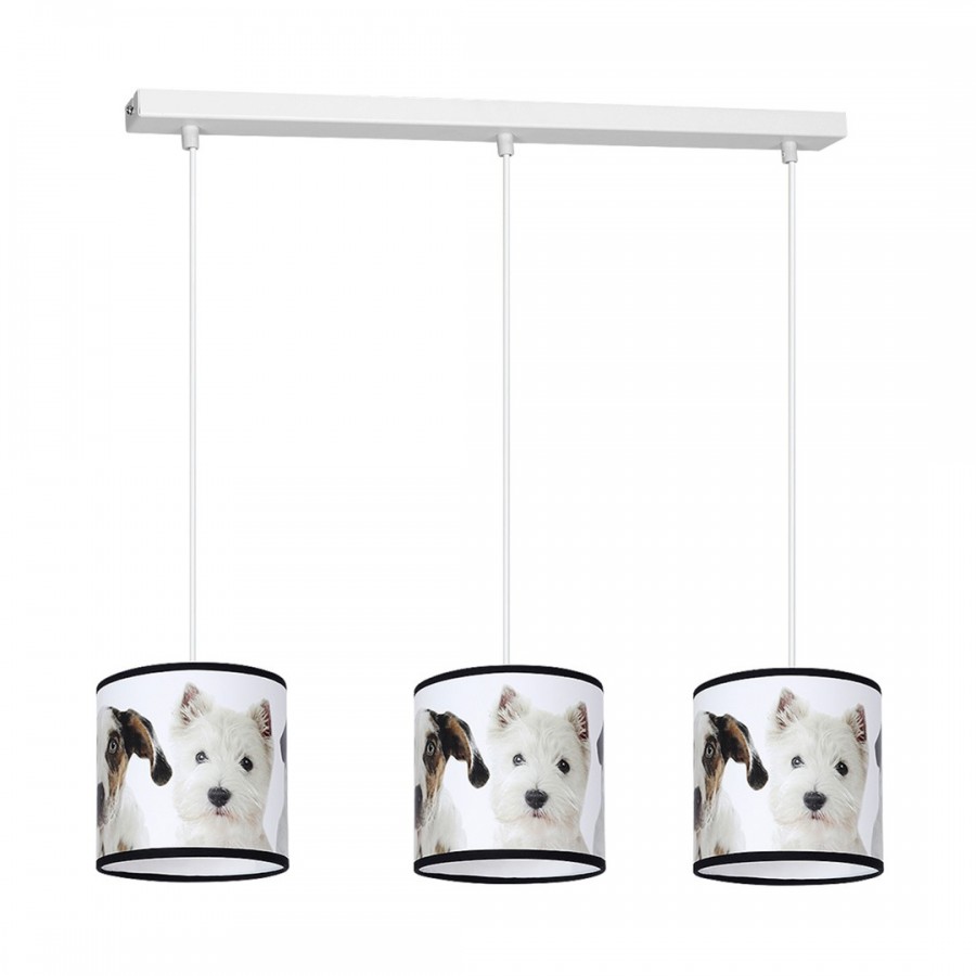 Lampa Wisząca PUPPIES 3xE27