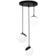 Lampa wisząca SFERA BLACK 3xE14