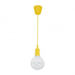 LAMPA WISZĄCA BUBBLE YELLOW 5W E14 LED