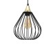 Lampa wisząca KANE BLACK 1xE27