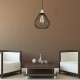 Lampa wisząca KANE BLACK 1xE27