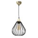 Lampa wisząca KANE BLACK 1xE27