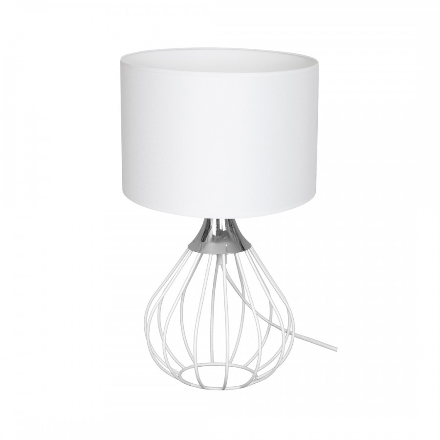 Lampa stołowa KANE WHITE 1xE27