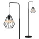 Lampa stojąca CLIFF BLACK 1xE27