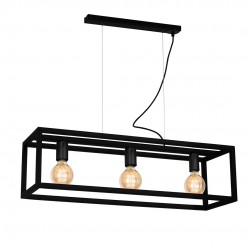 Lampa wisząca CAGE BLACK 3xE27