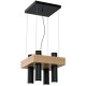 Lampa wiszaca WEST BLACK 4xGU10