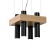 Lampa wiszaca WEST BLACK 4xGU10