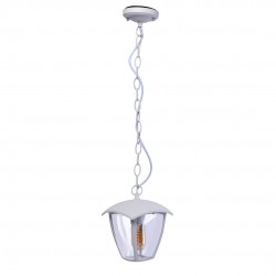 Lampa ogrodowa wisząca FOX WHITE 1xE27