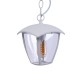 Lampa ogrodowa wisząca FOX WHITE 1xE27