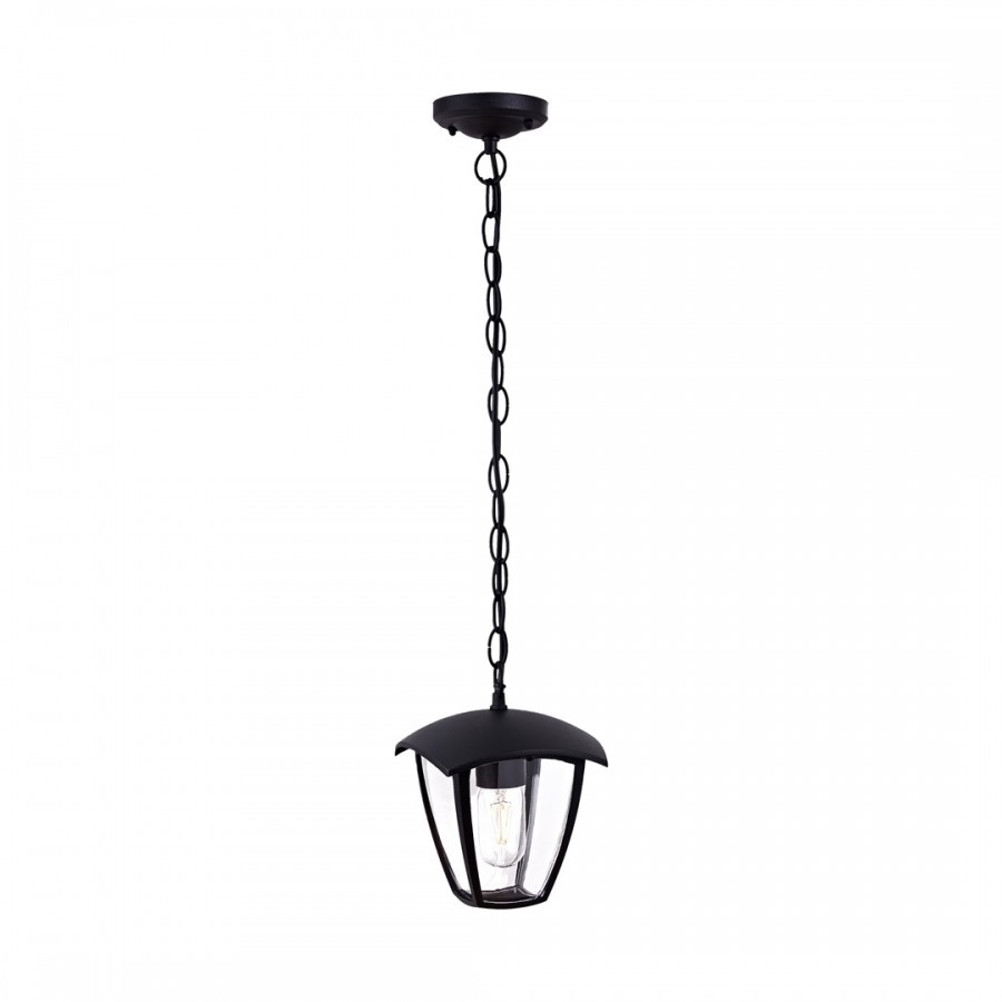 Lampa ogrodowa wisząca FOX BLACK 1xE27